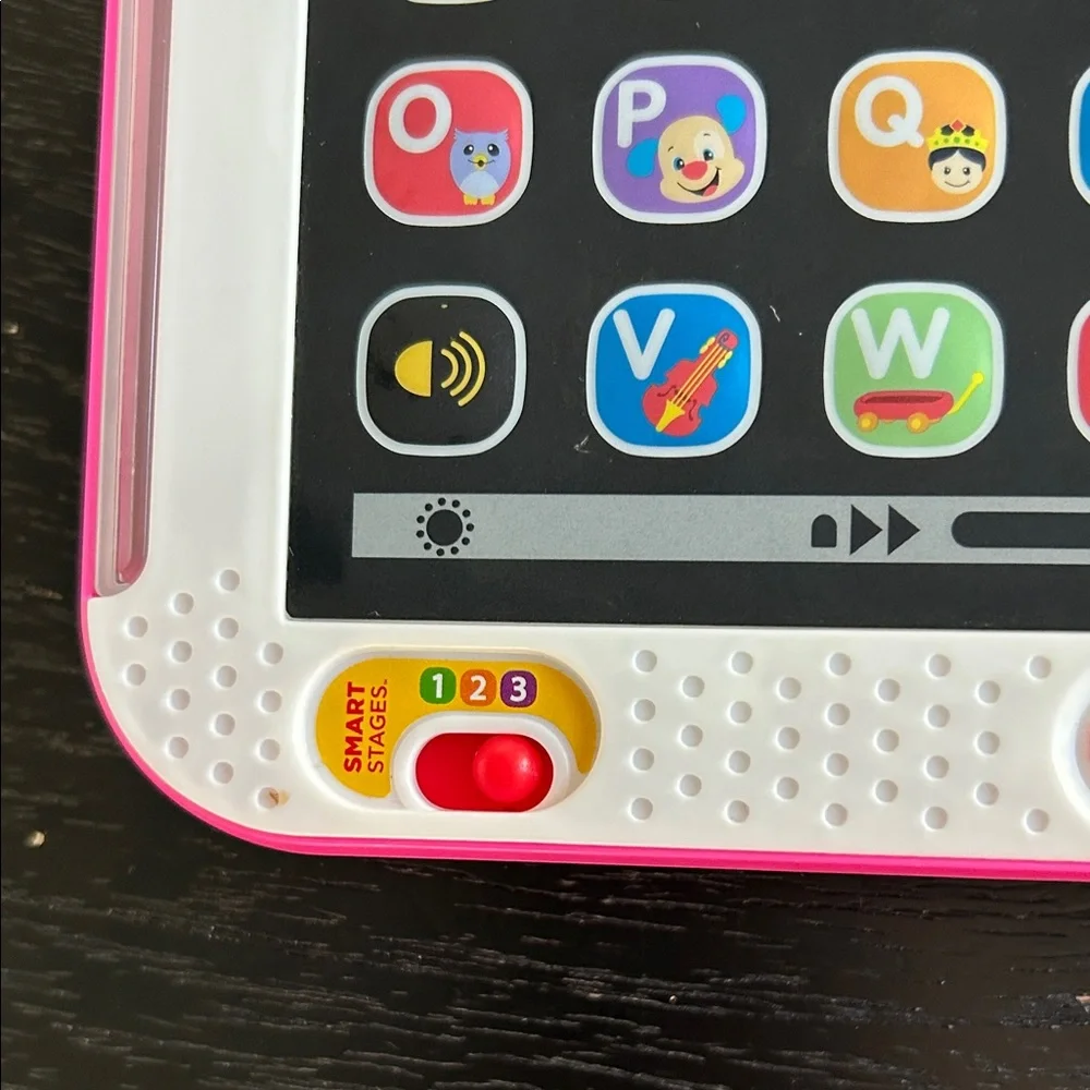 Fisher-Price Pink and White Learning Tablet